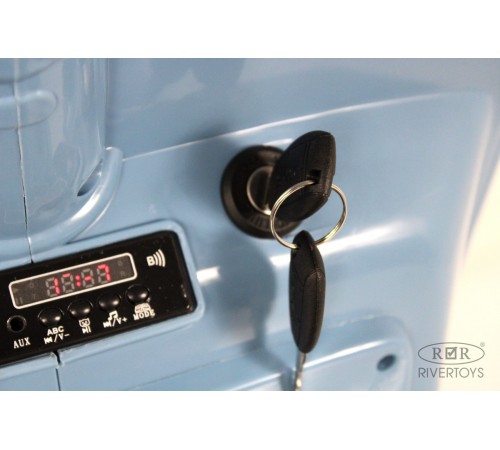 Детский электроскутер VESPA (M888MM) синий