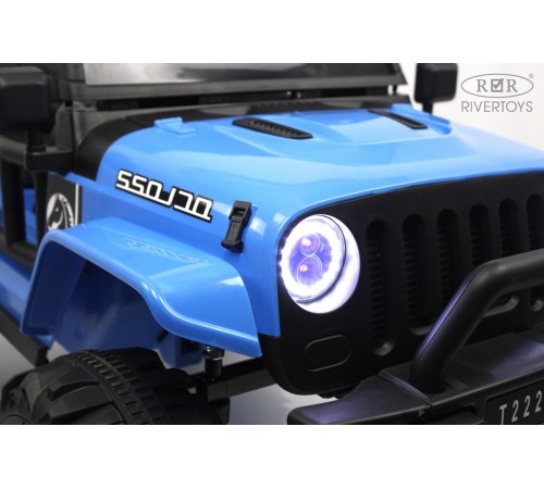 Детский электромобиль T222TT 4WD синий