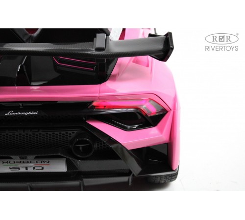 Детский электромобиль Lamborghini Huracán STO (E888EE) розовый Детский электромобиль Lamborghini Huracán STO (E888EE) розовый