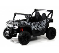 Детский электромобиль P333PP (Buggy) серый камуфляж