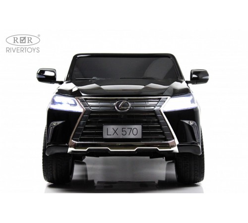 Детский электромобиль Lexus LX570 (Y555YY) черный глянец Детский электромобиль Lexus LX570 (Y555YY) черный глянец