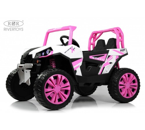 Детский электромобиль F888FF 4WD розовый