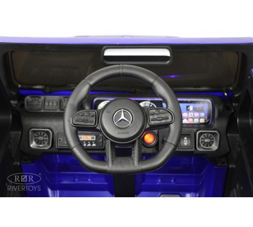 Детский электромобиль Mercedes-Benz G63 4WD (K999KK) синий глянец