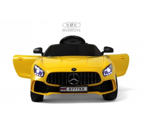 Детский электромобиль Mercedes-Benz AMG GT X777XX желтый Детский электромобиль Mercedes-Benz AMG GT X777XX желтый