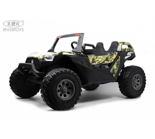 Детский электромобиль Buggy A707АА зеленый камуфляж Детский электромобиль Buggy A707АА зеленый камуфляж