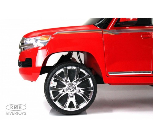 Детский электромобиль Toyota Land Cruiser 200 (JJ2022) красный глянец Детский электромобиль Toyota Land Cruiser 200 (JJ2022) красный глянец