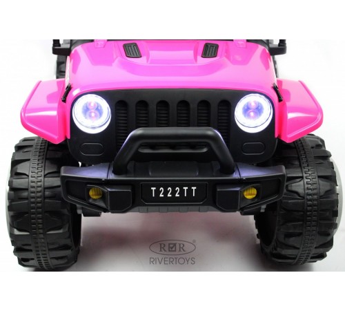 Детский электромобиль T222TT 4WD розовый