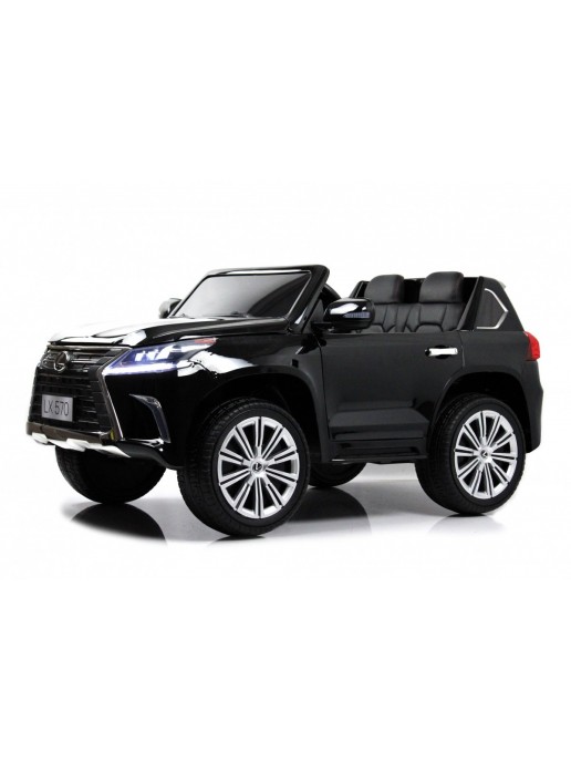Детский электромобиль Lexus LX570 (Y555YY) черный глянец