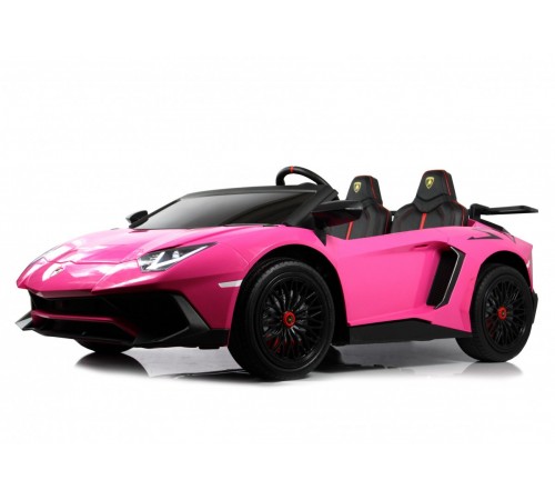 Детский электромобиль Lamborghini Aventador SV (M777MM) розовый