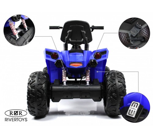 Детский электроквадроцикл A333AA 4WD синий