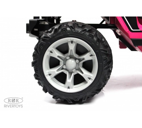 Детский электромобиль T222TT 4WD розовый