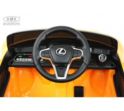 Детский электромобиль Lexus LC 500 (JE1618) желтый