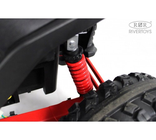 Детский электромобиль Z707ZZ черно-красный Детский электромобиль Z707ZZ черно-красный