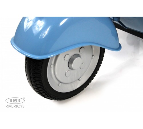 Детский электроскутер VESPA (M888MM) синий