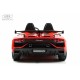 Детский электромобиль Lamborghini Aventador SVJ (A111MP) красный