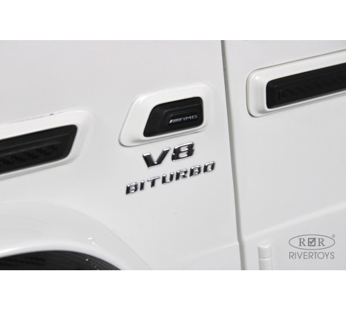 Детский электромобиль Mercedes Benz G63 Y777YY белый Детский электромобиль Mercedes Benz G63 Y777YY белый