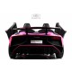 Детский электромобиль Lamborghini Aventador SV (M777MM) розовый