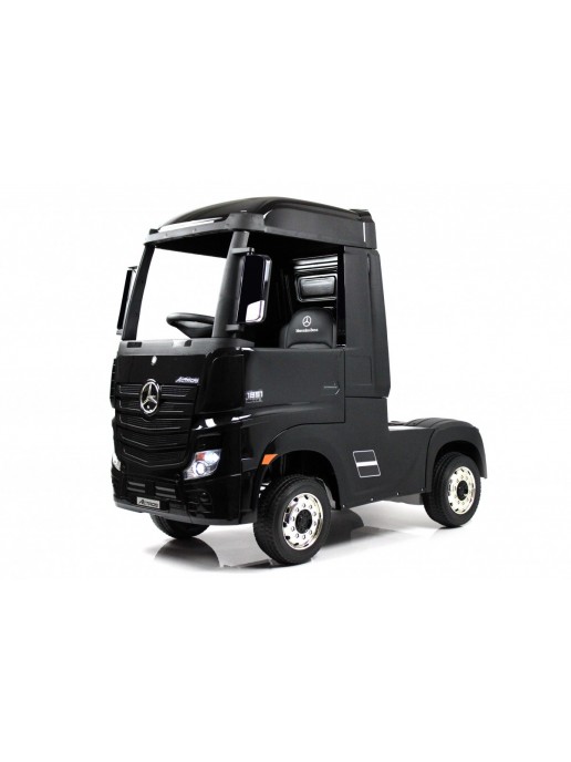Детский электромобиль Mercedes-Benz Actros HL358 черный глянец