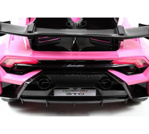 Детский электромобиль Lamborghini Huracán STO (E888EE) розовый Детский электромобиль Lamborghini Huracán STO (E888EE) розовый