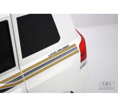 Детский электромобиль Toyota Land Cruiser 200 (JJ2022) белый