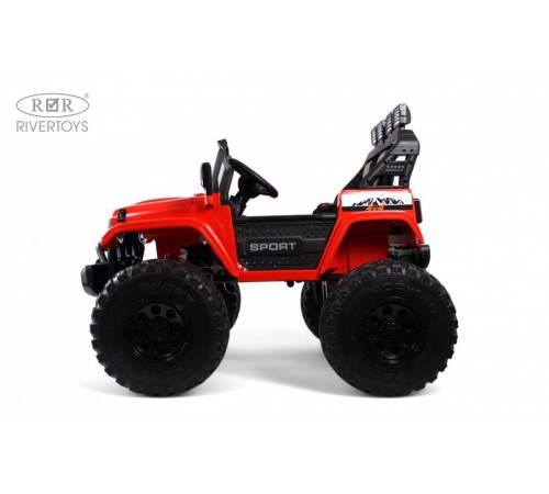Детский электромобиль Jeep A222AA красный