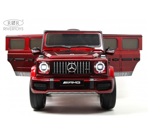 Детский электромобиль Mercedes-Benz G63 4WD (K999KK) вишневый глянец