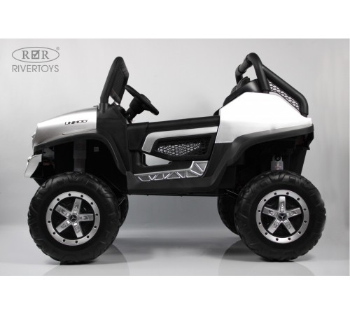Детский электромобиль Mercedes-Benz Unimog Concept (P555BP) серебристый глянец