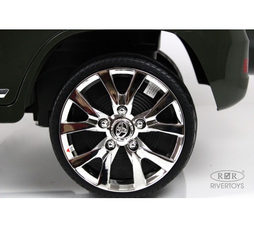 Детский электромобиль Toyota Land Cruiser 200 (JJ2022) зеленый глянец