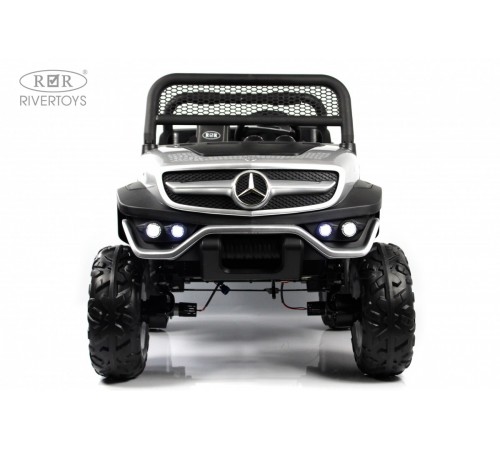 Детский электромобиль Mercedes-Benz Unimog Concept (P555BP) серебристый глянец