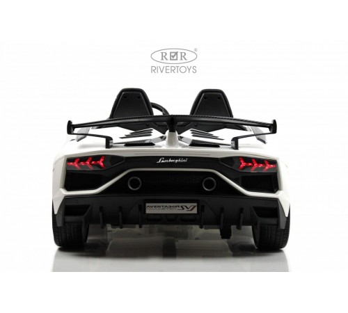 Детский электромобиль Lamborghini Aventador SVJ (A111MP) белый Детский электромобиль Lamborghini Aventador SVJ (A111MP) белый
