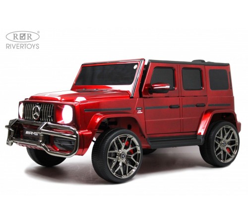 Детский полноприводный электромобиль Mercedes-AMG G63 S307-4WD (Лицензия) с дистанционным управлением вишневый глянец Детский полноприводный электромобиль Mercedes-AMG G63 S307-4WD (Лицензия) с дистанционным управлением вишневый глянец