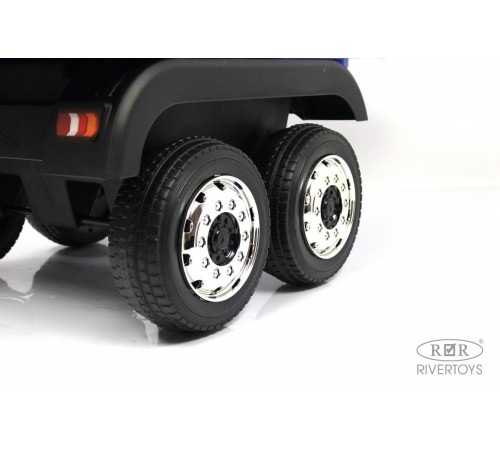 Прицеп для Mercedes-Benz Actros 4WD (HL358) синий Прицеп для Mercedes-Benz Actros 4WD (HL358) синий