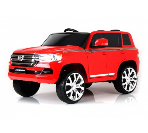 Детский электромобиль Toyota Land Cruiser 200 (JJ2022) красный глянец Детский электромобиль Toyota Land Cruiser 200 (JJ2022) красный глянец