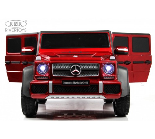 Детский электромобиль Mercedes-Benz Maybach G650 Т101ТТ красный глянец Детский электромобиль Mercedes-Benz Maybach G650 Т101ТТ красный глянец