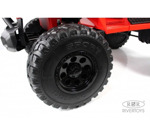 Детский электромобиль Jeep A222AA красный