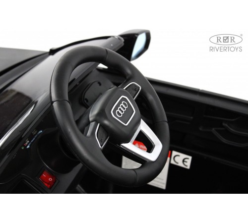 Детский электромобиль AUDI Q7 (HL678) черный глянец Детский электромобиль AUDI Q7 (HL678) черный глянец