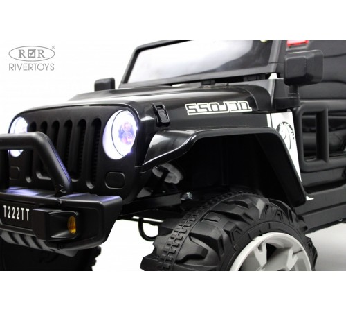 Детский электромобиль T222TT 4WD черный Детский электромобиль T222TT 4WD черный