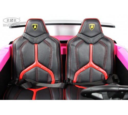 Детский электромобиль Lamborghini Aventador SV (M777MM) розовый