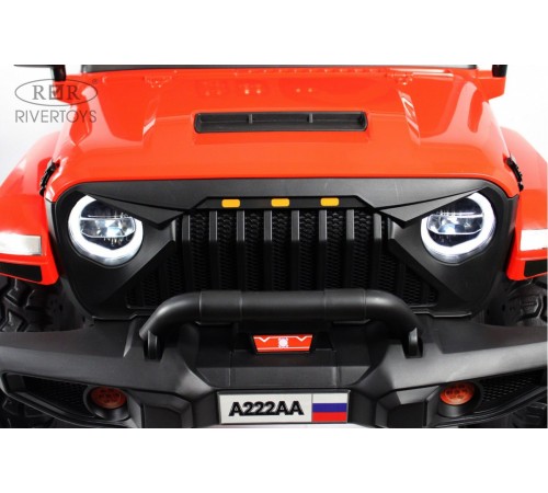 Детский электромобиль Jeep A222AA красный
