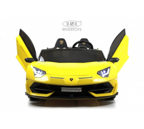 Детский электромобиль Lamborghini Aventador SVJ (A111MP) желтый Детский электромобиль Lamborghini Aventador SVJ (A111MP) желтый