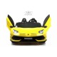 Детский электромобиль Lamborghini Aventador SVJ (A111MP) желтый