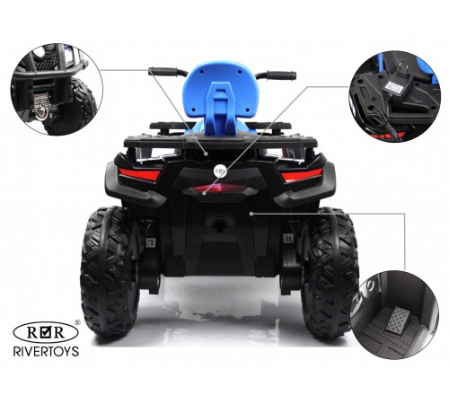Детский электроквадроцикл T001TT 4WD синий Детский электроквадроцикл T001TT 4WD синий
