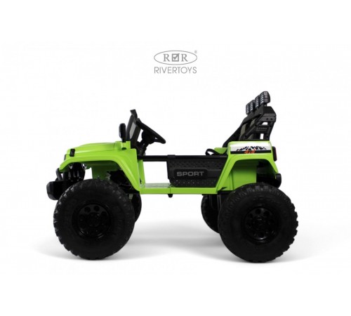 Детский электромобиль Jeep A222AA зеленый Детский электромобиль Jeep A222AA зеленый