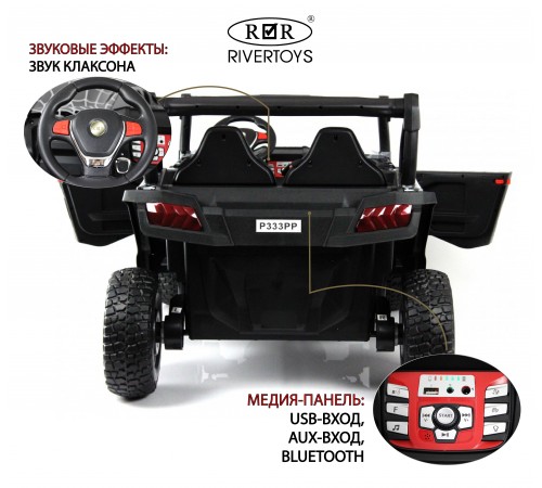 Детский электромобиль P333PP (Buggy) черный Spider Детский электромобиль P333PP (Buggy) черный Spider
