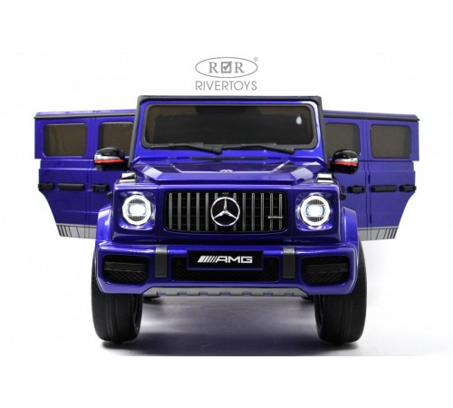 Детский электромобиль Mercedes-Benz G63 4WD (K999KK) синий глянец