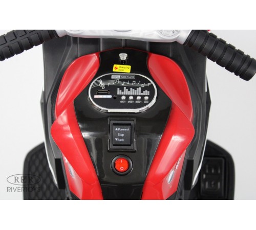Детский электромотоцикл K222AM красный