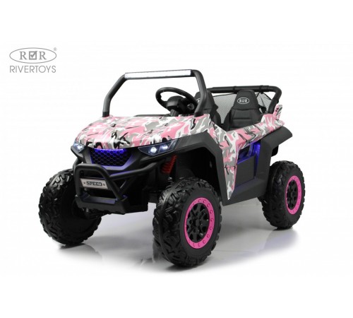 Детский электромобиль T777TT 4WD розовый камуфляж Детский электромобиль T777TT 4WD розовый камуфляж