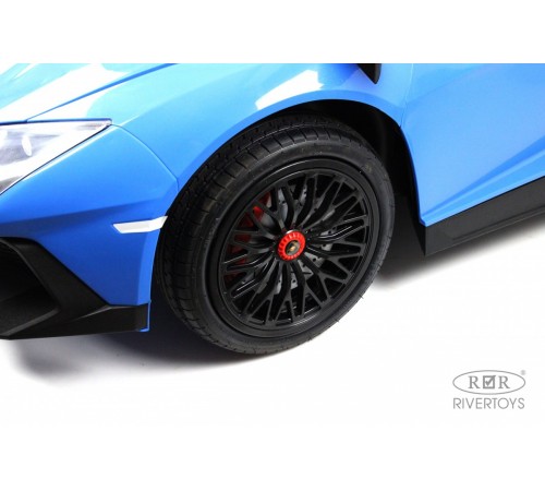 Детский электромобиль Lamborghini Aventador SV (M777MM) синий Детский электромобиль Lamborghini Aventador SV (M777MM) синий