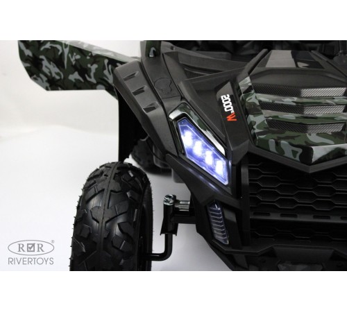 Детский электромобиль M222MM зеленый камуфляж Детский электромобиль M222MM зеленый камуфляж