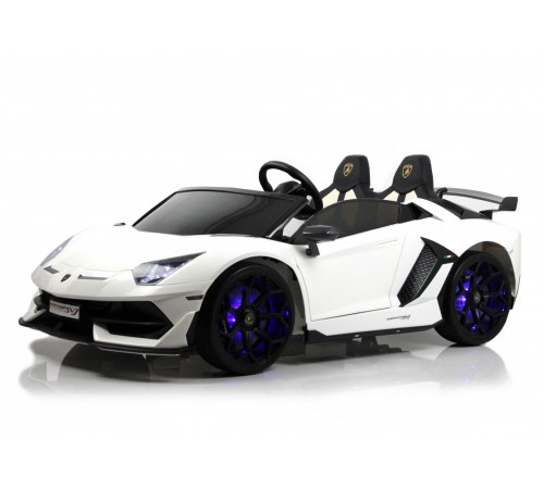 Детский электромобиль Lamborghini Aventador SVJ (A111MP) белый Детский электромобиль Lamborghini Aventador SVJ (A111MP) белый